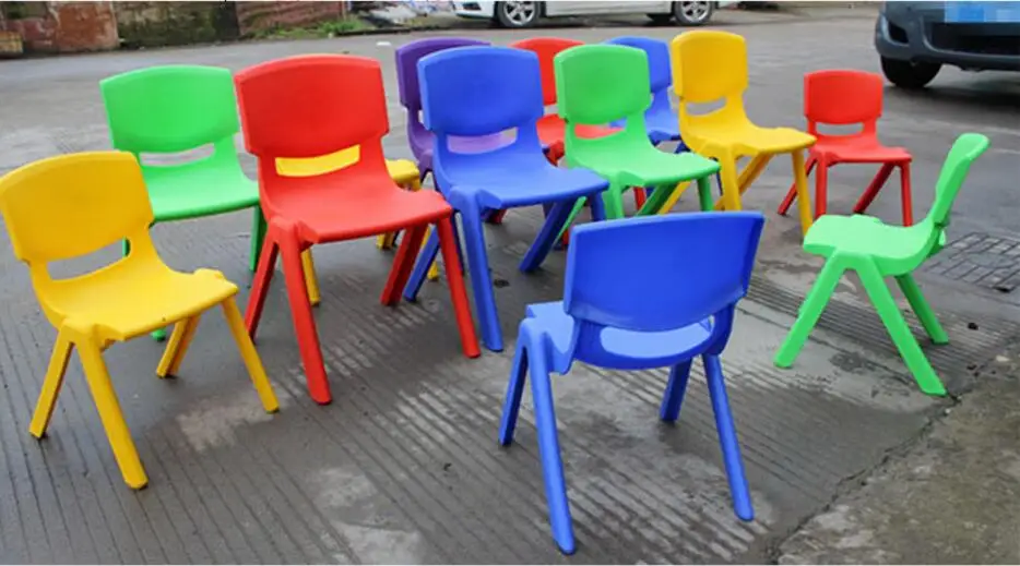 Утолщенное безопасное кресло высотой 24 см для детского сада небольшой стул с