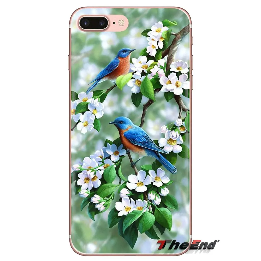 Чехол для мобильного телефона Huawei G7 G8 P7 P8 P9 P10 P20 P30 Lite Mini Pro P Smart Plus 2017 2018 2019 Love Birds