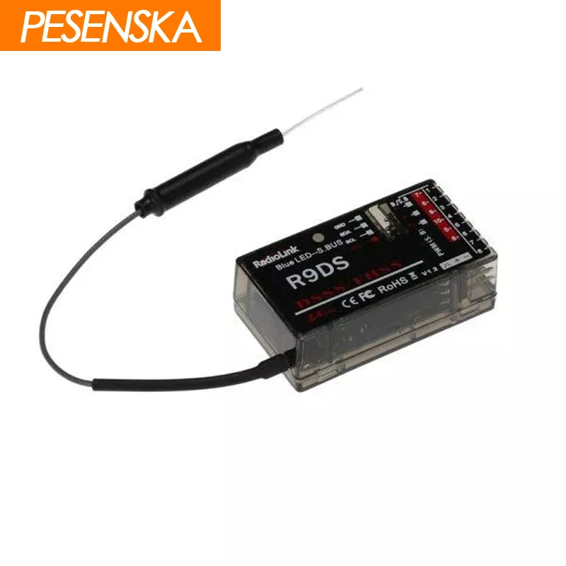 Pesenska оригинальных Модернизированный RadioLink AT9 R9DS 2 4 ГГц 9CH приемник DSSS для AT10