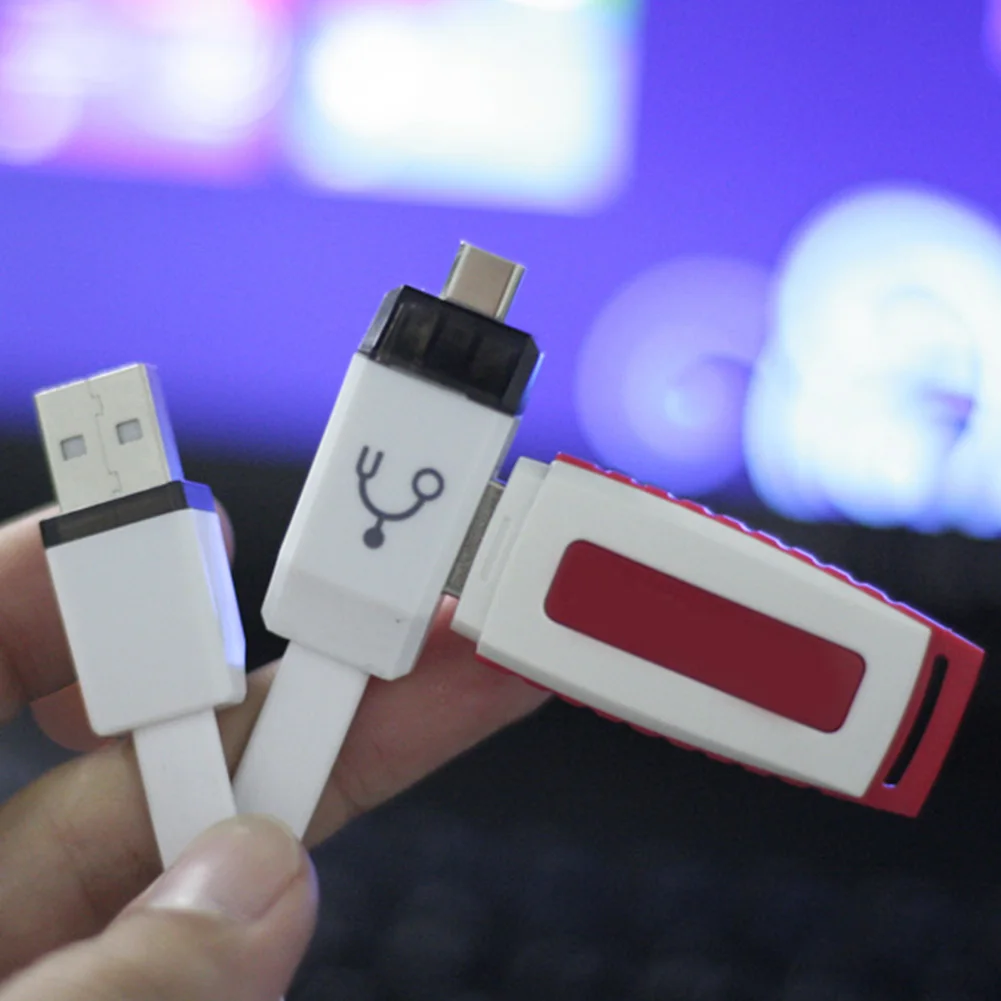 Мульти характеристики 2 в одном USB данных быстрая зарядная Кабельная линия для