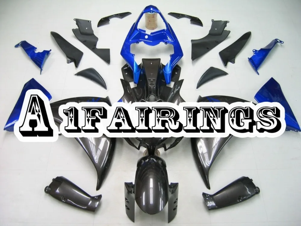 Полный Обтекатель из АБС пластика для мотоцикла Yamaha R1 2009 2010 2011 синий темно серый
