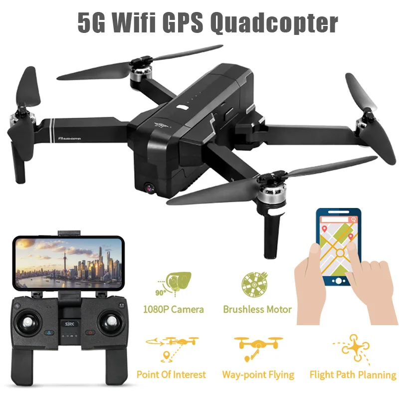 INKPOT F11 GPS Дрон с Wifi FPV 1080P камера Widel-Angle бесщеточный Квадрокоптер 25 минут время