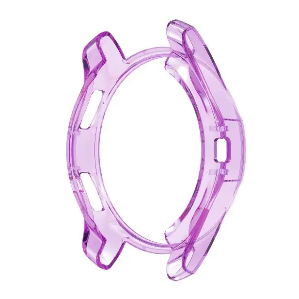 purple Защитный чехол из ТПУ для samsung Galaxy gear S3 Frontier, Классическая рамка-Бампер для samsung Galaxy Watch 46 мм - Цвет ремешка: purple
