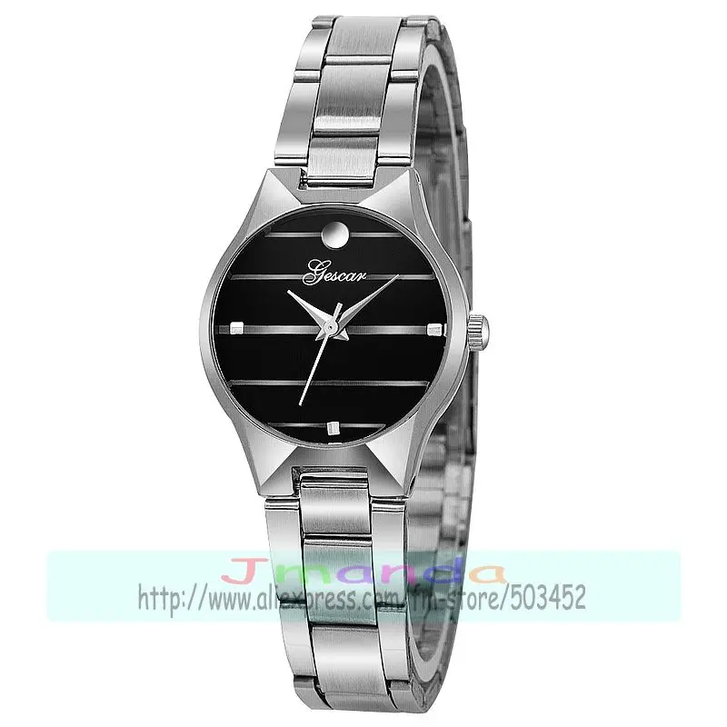 100 шт./лот gescar 8582 Одноточечные кварцевые часы из стали Love wrap повседневные парные