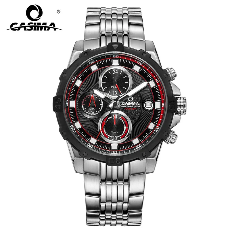 

Fashion Luxury Brand Watches Men Casual Charm Luminous Sport Multi-function Men's Quartz Wrist Watch Waterproof 100m CASIMA#8306
