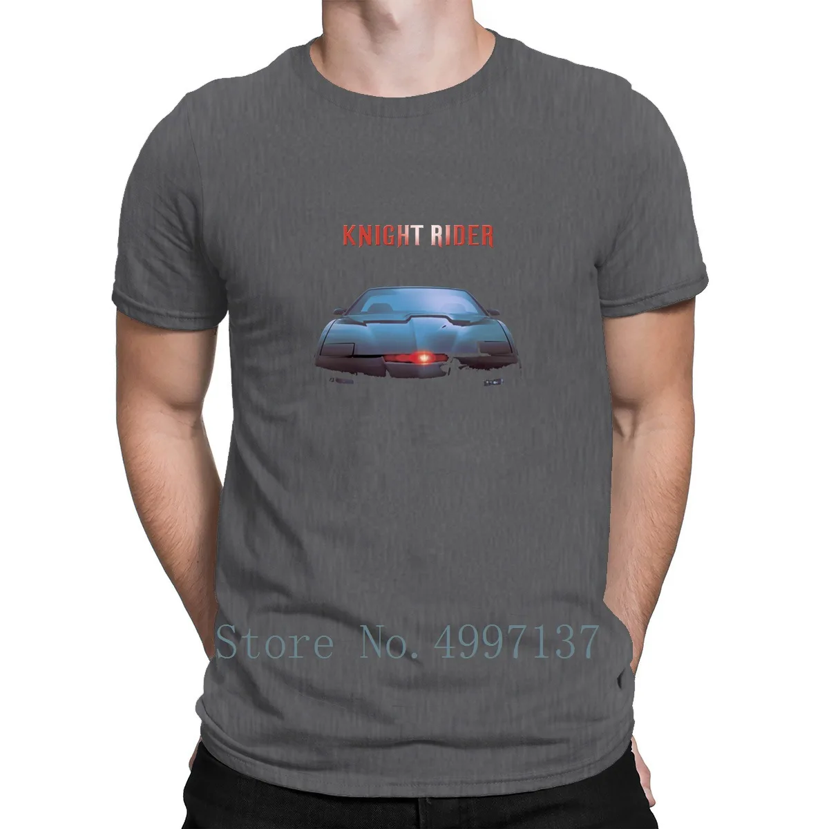 Футболка Kitt Knight Rider оригинальный Весенний подарок удобная футболка на заказ
