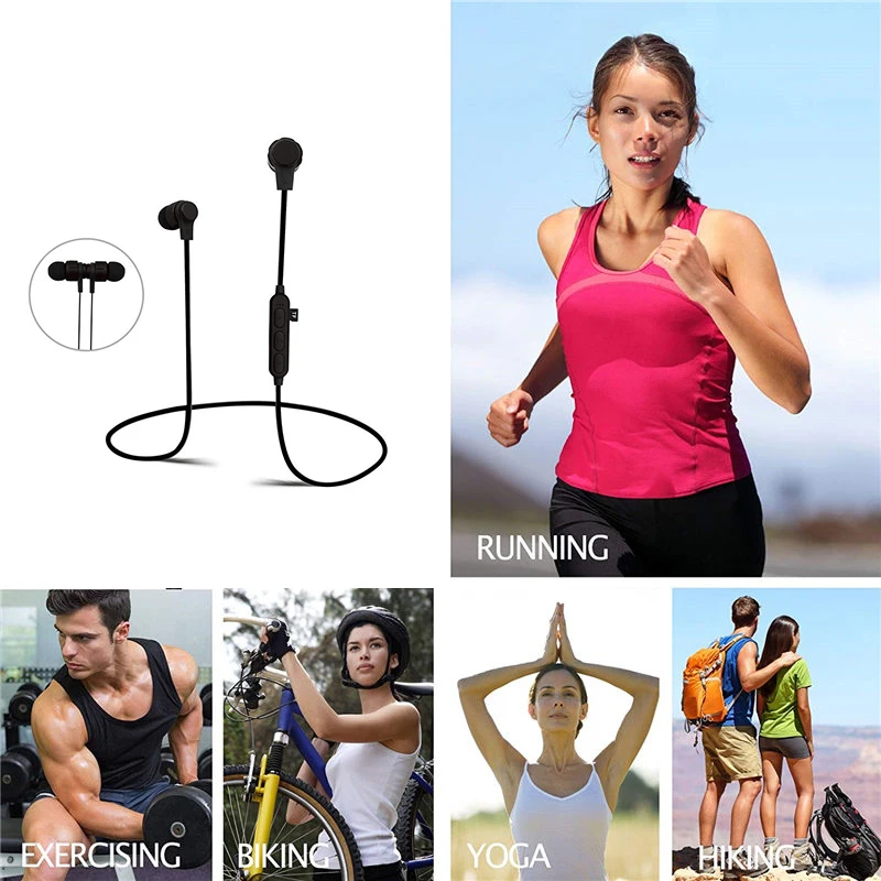 Shengtena беспроводные наушники Bluetooth Спортивная гарнитура с микрофоном Поддержка TF