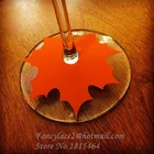 50 шт. кленовый лист, бокал для вина, кольцевые маркеры, карты, брелоки, девичник, свадебный душ, бирки для помолвки, украшения для вечеринки