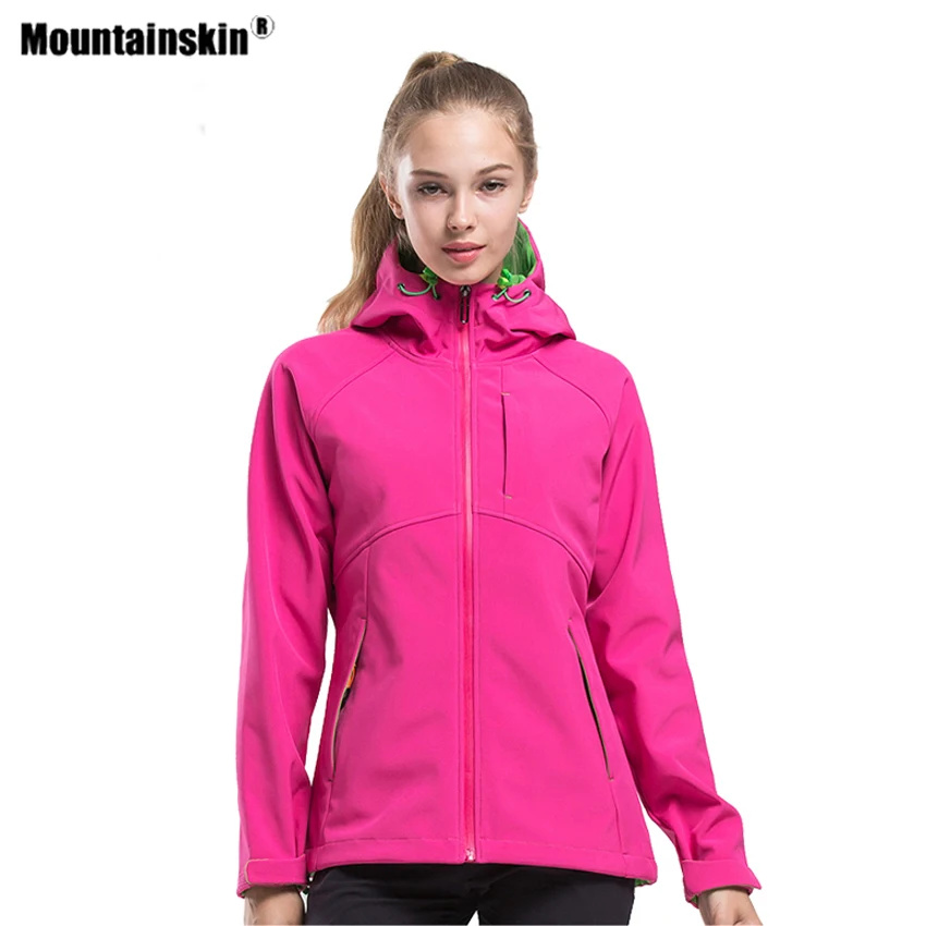 Мужская и Женская флисовая куртка Mountainskin ветровка для походов на открытом