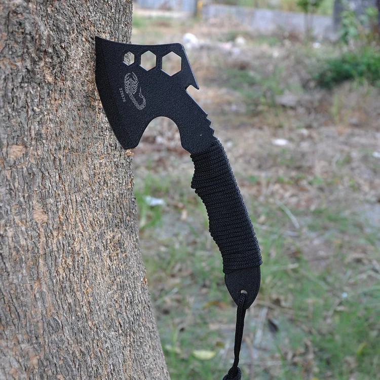 Открытый Кемпинг из нержавеющей стали многофункциональный топор с ножнами|axe