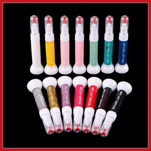 popular dealnium 1PCS Solid DIY 2-way Nail Art Polish Pick Draw Varnish Drawing Pen Brush Painting Save up to 50% Limited Sales! | Красота и