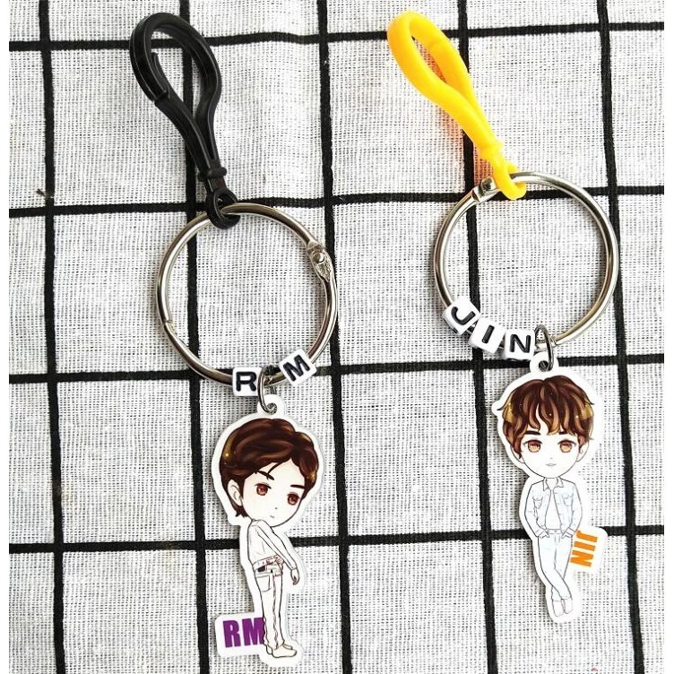 БЦ корейские звезды RM Суга Цзиминь Чжон Кук цепочка для ключей фигурку игрушки