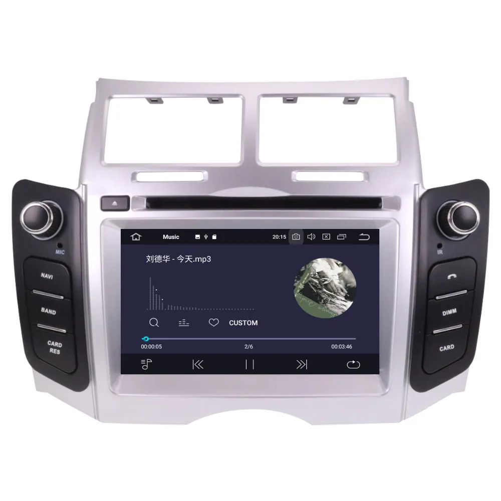 Автомобильный DVD плеер Andriod 10 0 для Toyota Yaris 2005 2011 автомобильное стерео