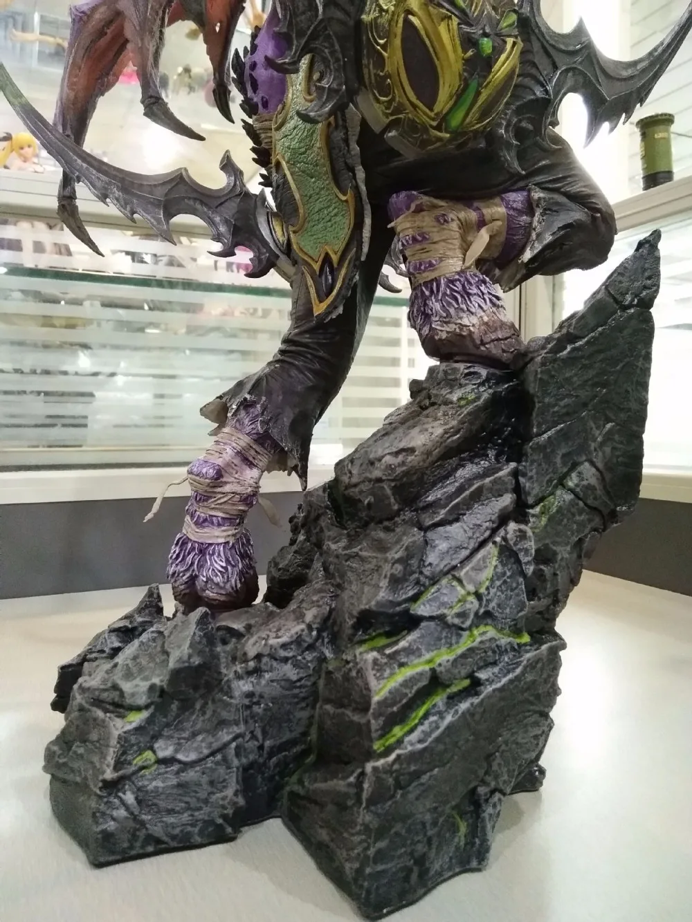 [Топ] Ограниченная серия, большой размер 60 см, WOW Illidan gk, статуя из смолы, коллекция фигурок, модель, оригинальная коробка, лучший подарок
