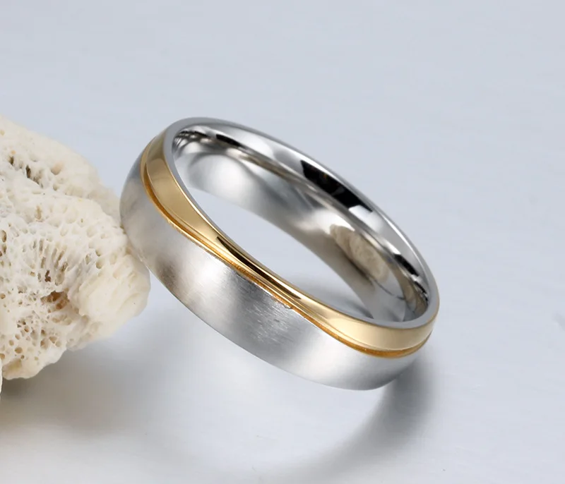 Прямая поставка новое модное изысканное волнистое мужское кольцо титановая