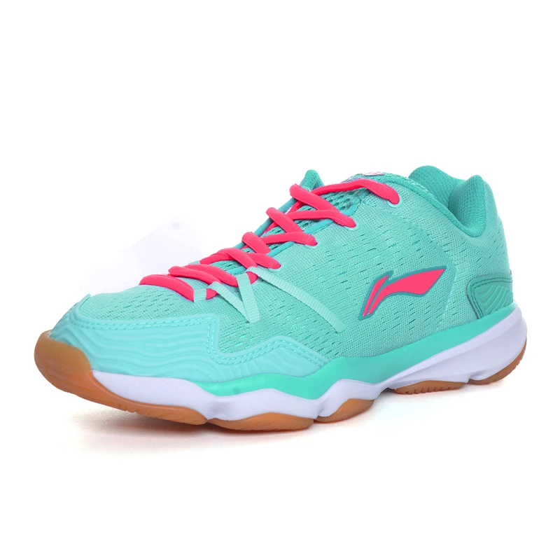 Li Ning/Женская обувь для бадминтона текстильные дышащие кроссовки износостойкая