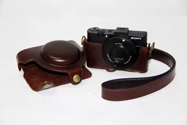 Кожа Камера чехол Обложка сумка запасная часть для цифровой камеры с фоновой