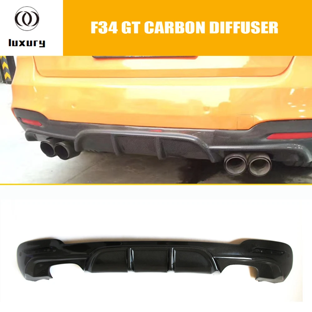 F34 GT диффузор для заднего бампера из углеродного волокна BMW 320i 328i 335i с упаковкой M