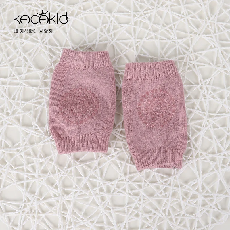 Pink Kacakid для детей до колена, для детей с длинными рукавами и принтом детские гетры для малышей, Детские хлопковые противоскользящие носки защиты детских нарукавников, рукава Гетры для малышей Ka1247 - Цвет: Pink