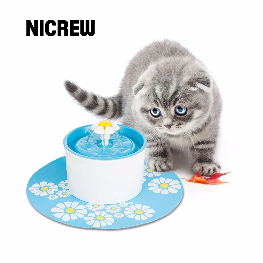 Nicrew ультра-тихий насос Автоматическая питьевой фонтан воды-фильтр дефицита-изменить кошка питьевая вода для собак Диспенсер кишечника