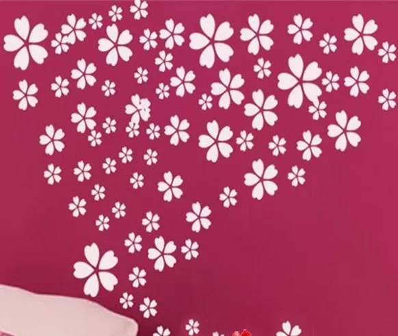Распродажа цветы вишни декоративная роспись художественная Наклейка на стену