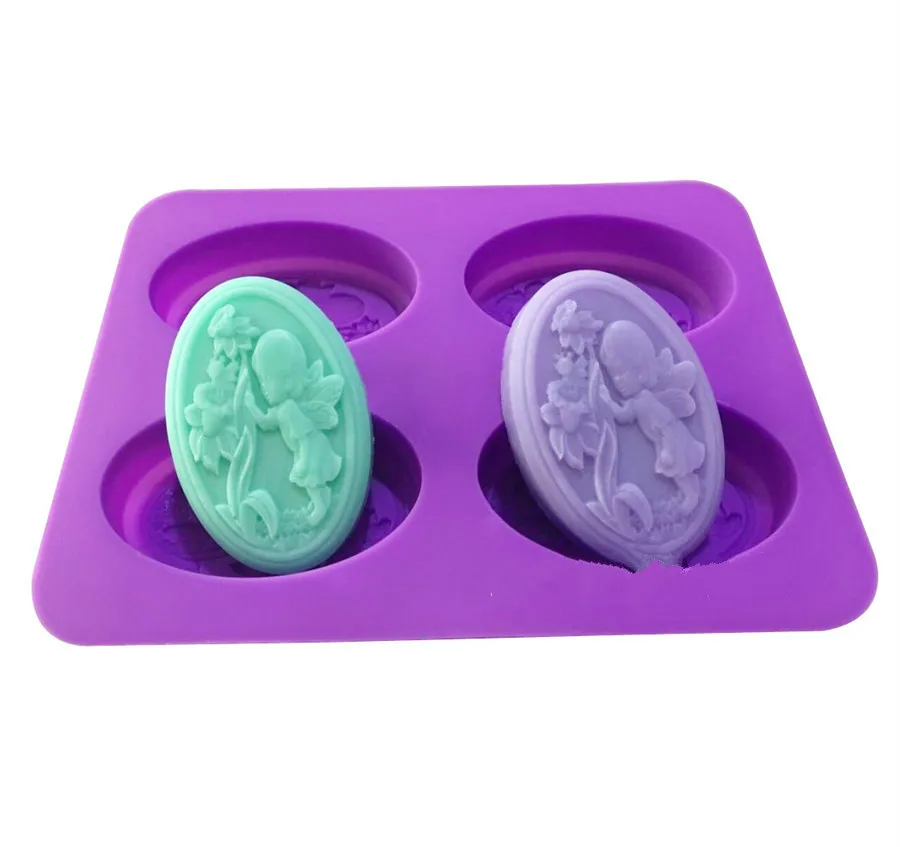 4C цветок фея силиконовый для тортов и мыла плесень формы Пан Формы выпечки оптом |