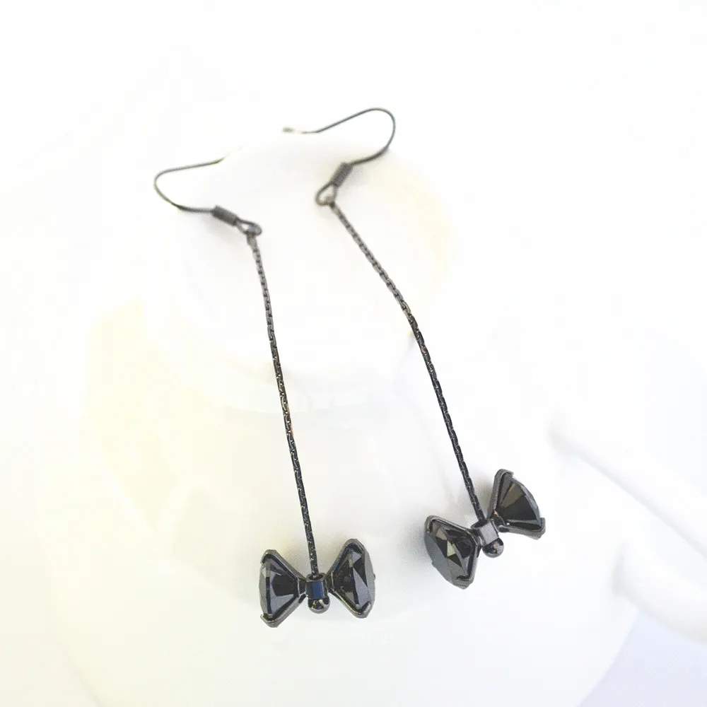 Gun Black Round Geometry Fashion Earring For Women Jewelry High Quality Free Shipping One 1 Pair Vintage Hot Sales Gift EA000243 | Украшения