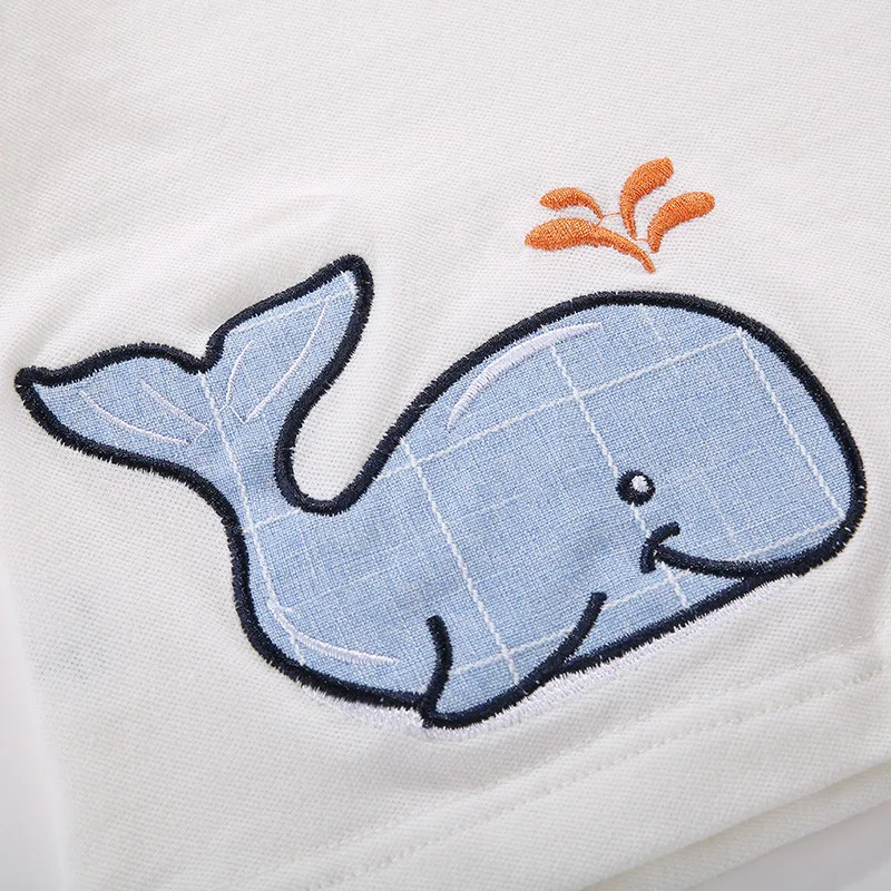 Белый костюм детская одежда 2018 Лето Футболка + брюки Комплект из 2 предметов