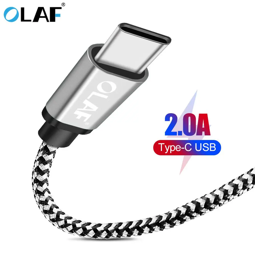 Кабель для зарядки OLAF USB Type-C 2.0A кабель синхронизации данных и Samsung S9 S8 Note 9 8 Huawei Mate 20