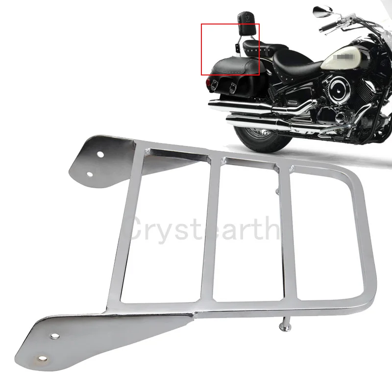 Фото Багажный стеллаж для Yamaha V-Star 1100 Classic / Dragstar XVS 1100 2000-2011 01 02 03 04 05 06 07 08 09 10 №1