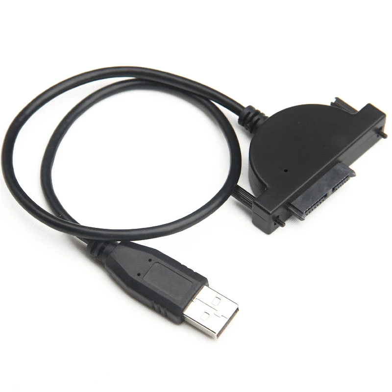 USB 2 0 до 7 + 6 13Pin ноутбук SATA CD/DVD/Blu Ray оптический привод адаптер кабель|Сетевые