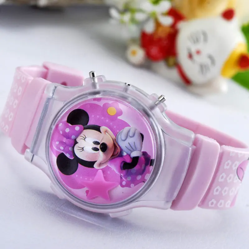 Лидер продаж hello kitty Детские мультфильм часы Новая мода силиконовые наручные