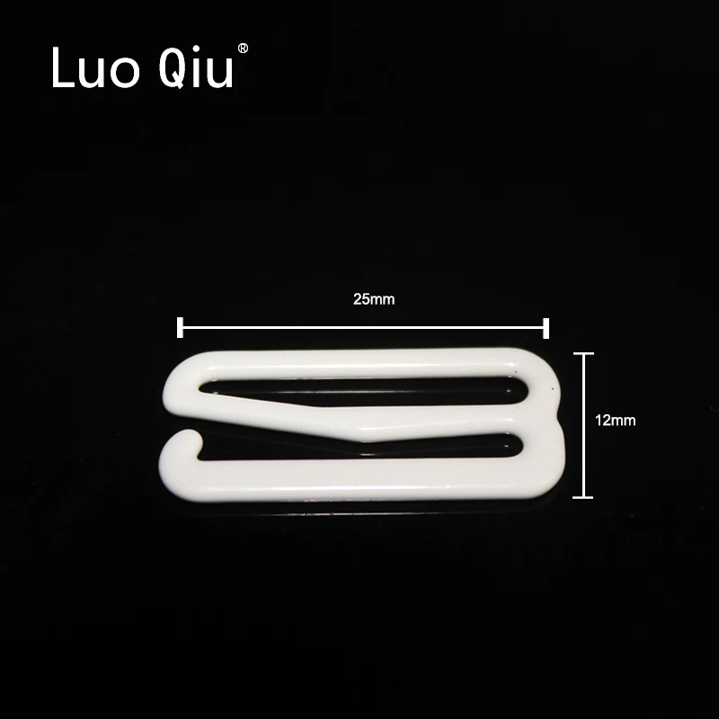 Luo Qiu 30 шт./лот 25 мм высококачественные белые металлические зажимы типа 9 для