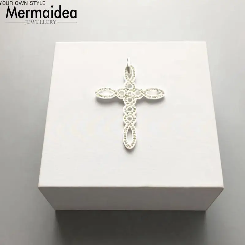 Кулон с белым перекрестным узлом 2020 модные ювелирные изделия вечность украшения