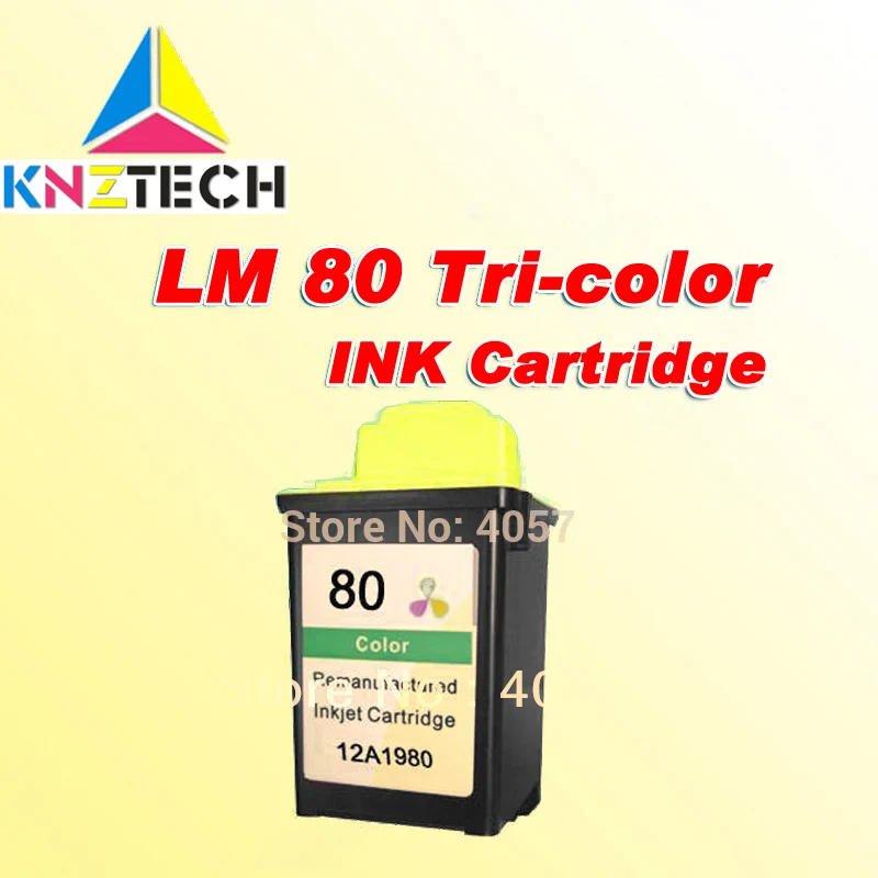 Цветной чернильный картридж LM 80 (12a80) совместимый для Lexmark 3200/5000/5700/5770/7000/7200 V/Z11/Z31/Z51