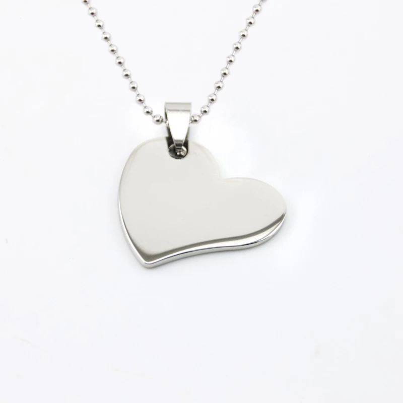 Simsimi модные полированные ювелирные изделия Мини Сердце из нержавеющей стали