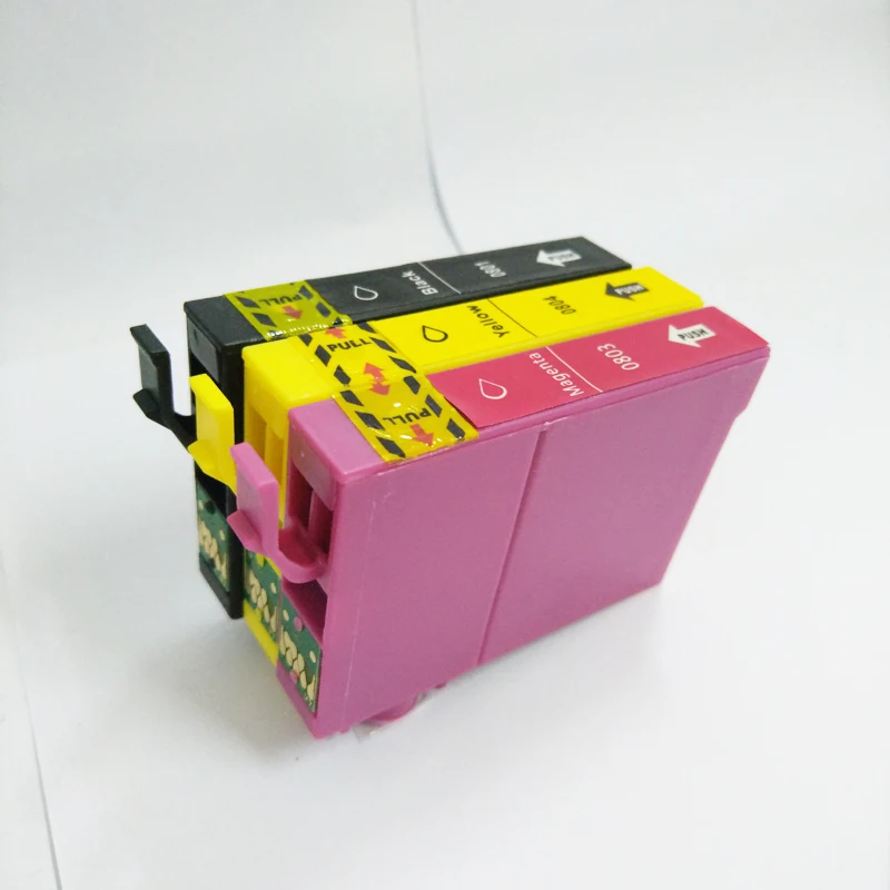 Совместимый чернильный картридж Vilaxh T0801 6 шт. для Epson Stylus Photo Printer P50 PX650 PX660 PX700W PX710W