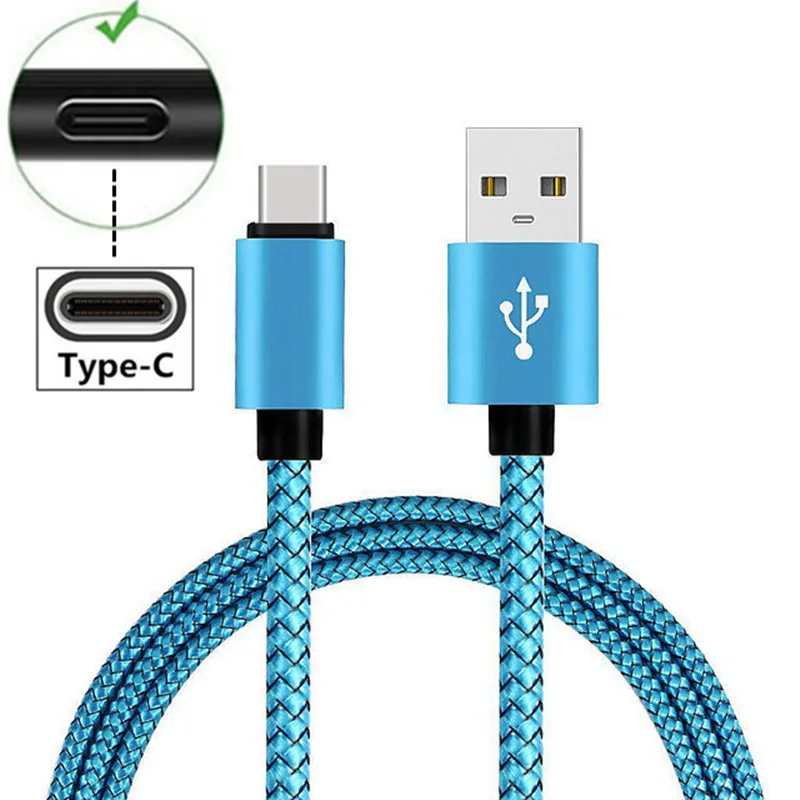 2 м USB Type C кабель для передачи данных 2A Быстрый зарядный Sony Xperia L3 10 XA2 Plus XZ Premium XZ1 XZ3