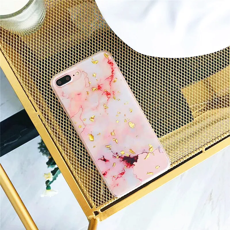 Мраморная текстура для iPhone XS Роскошный чехол телефона s 6 7 8 6s Plus plus X XR Max