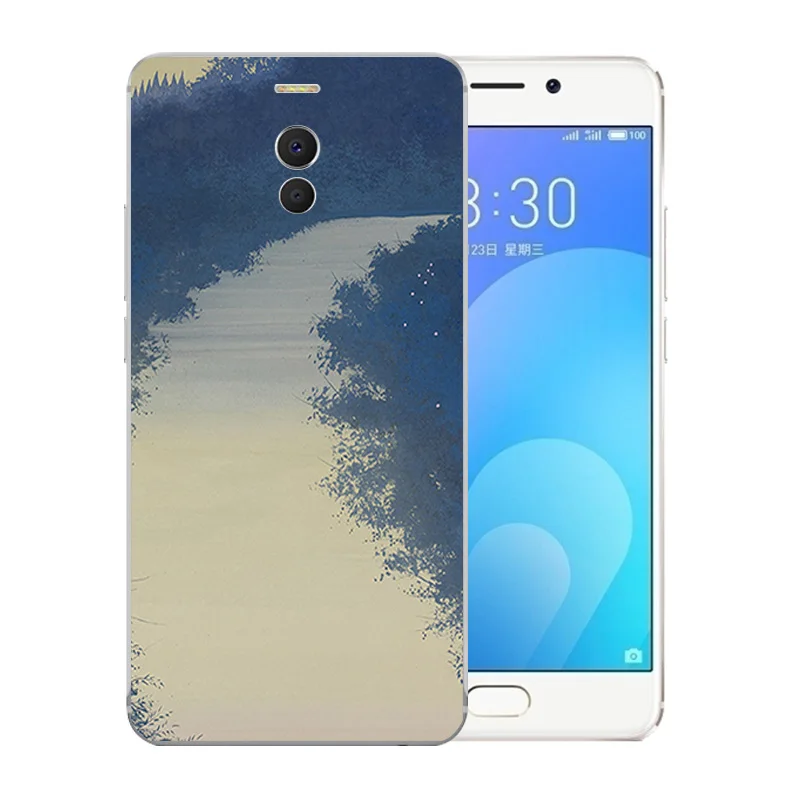 Чехлы для телефонов Meizu M6 Note Capa Landscape Pattern TPU Meilan задняя крышка Note/Blue Charm 6 Funda |