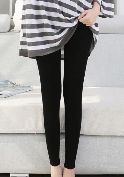 black leggings Однотонные леггинсы s-7xl Женские Модальные хлопковые леггинсы длинные леггинсы брюки серый черный белый 6XL 5XL 4XL 3XL XXL XL L M S - Цвет: black leggings