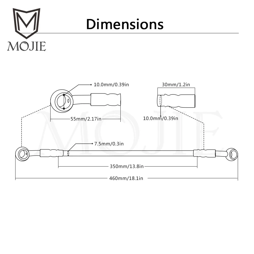 Гидравлическая усиленная Тормозная муфта Масляный шланг для KAWASAKI Z250 Z300 Z750 Z800 Z1000