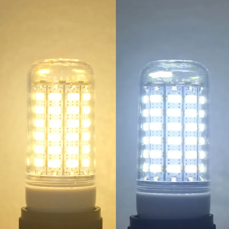 Без мерцания светодиодный лампы Bombillas светильник E27 5730 Кукуруза лампа свет