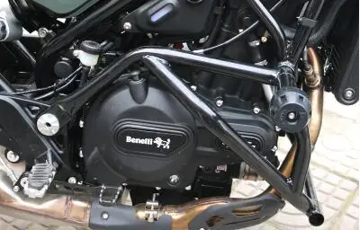 safety bumper Benelli Leoncino 500 ползунки охранники от поломок двигателя Банги защитные мотоциклетные боковые защитные накладки - Цвет: safety bumper
