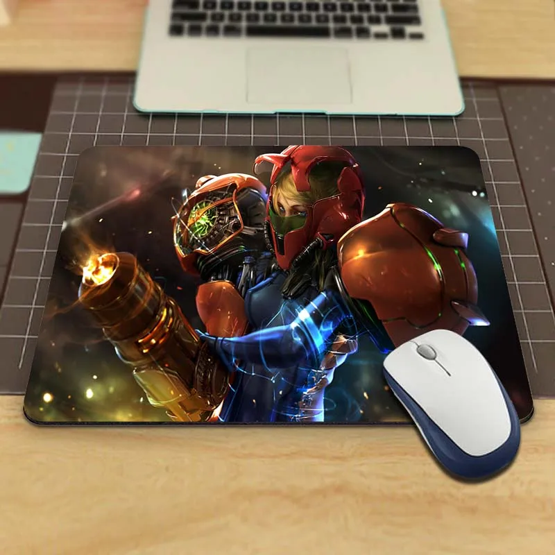 20x25cm Maiyaca Метроид фьюжн Мышь площадку компьютер aming Мышь Pad Амер Ковры для игр - Цвет: 20x25cm