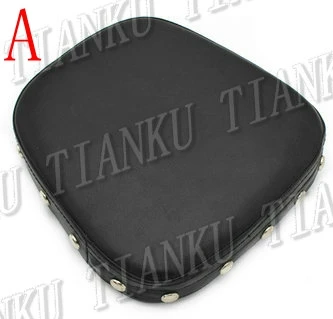 Черная Кожаная подушка на спинку мотоцикла для Kawasaki Vulcan Classic VN 400 VN500 VN800 900 1200 1500 1600