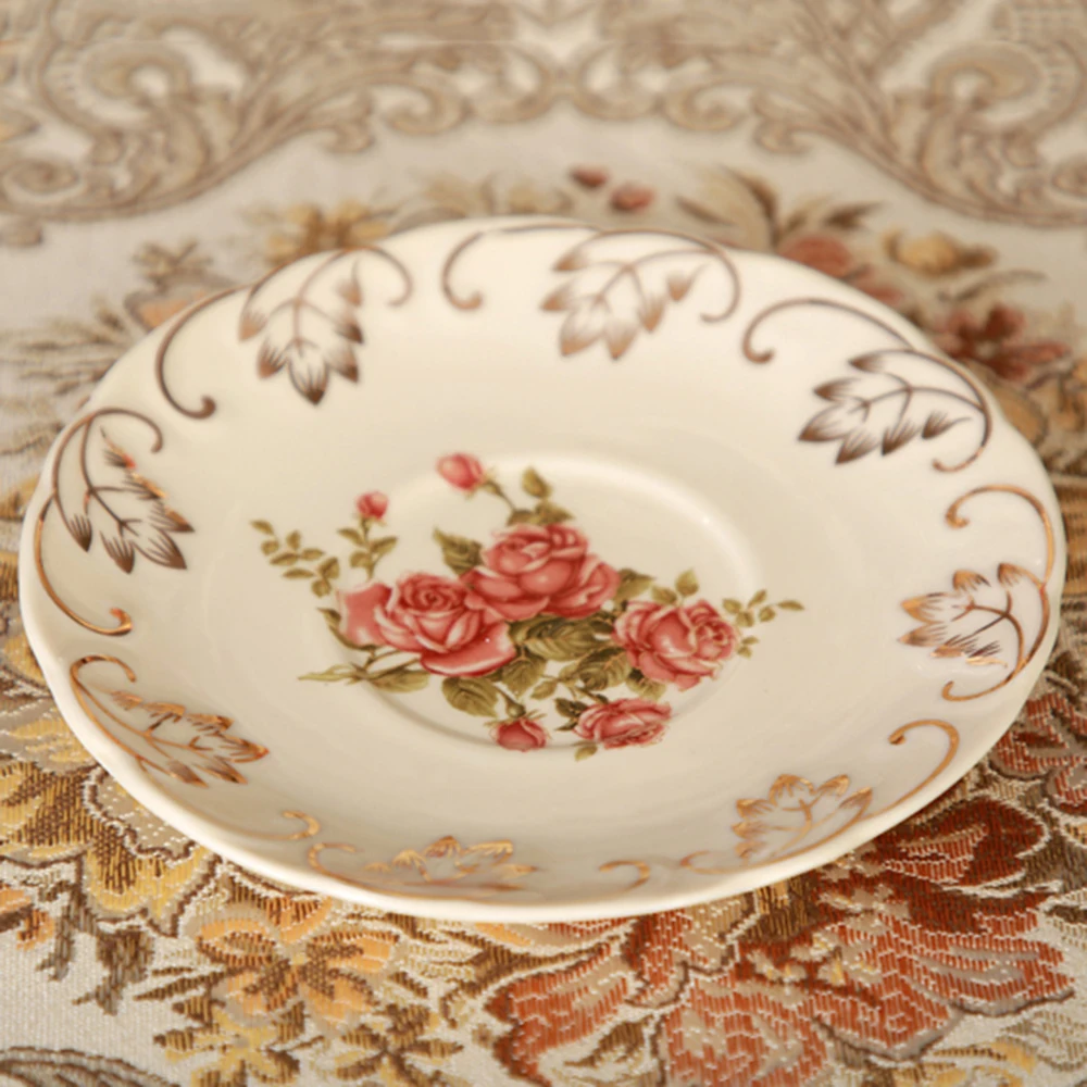 Европейский стиль чайная чашка и блюдце набор высшего класса керамическая