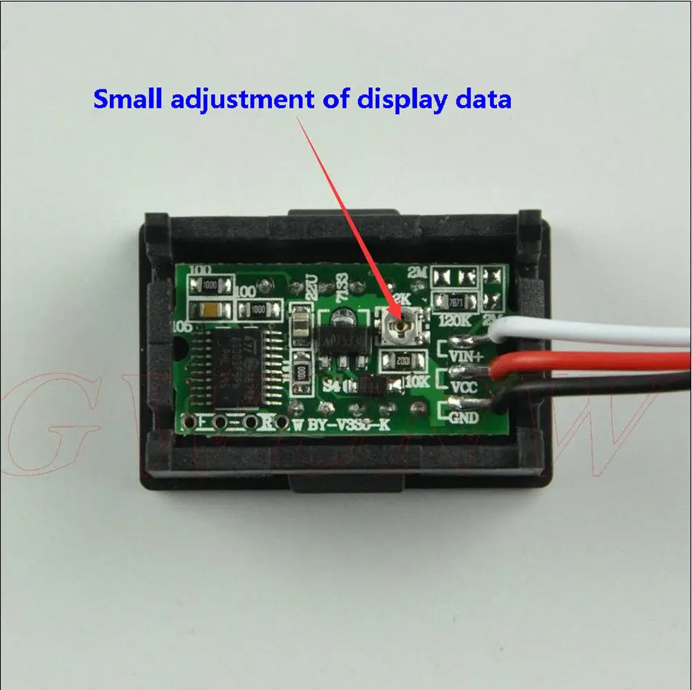 Высокоточный Вольтметр постоянного тока 0 100 в цифровой светодиодный тестер