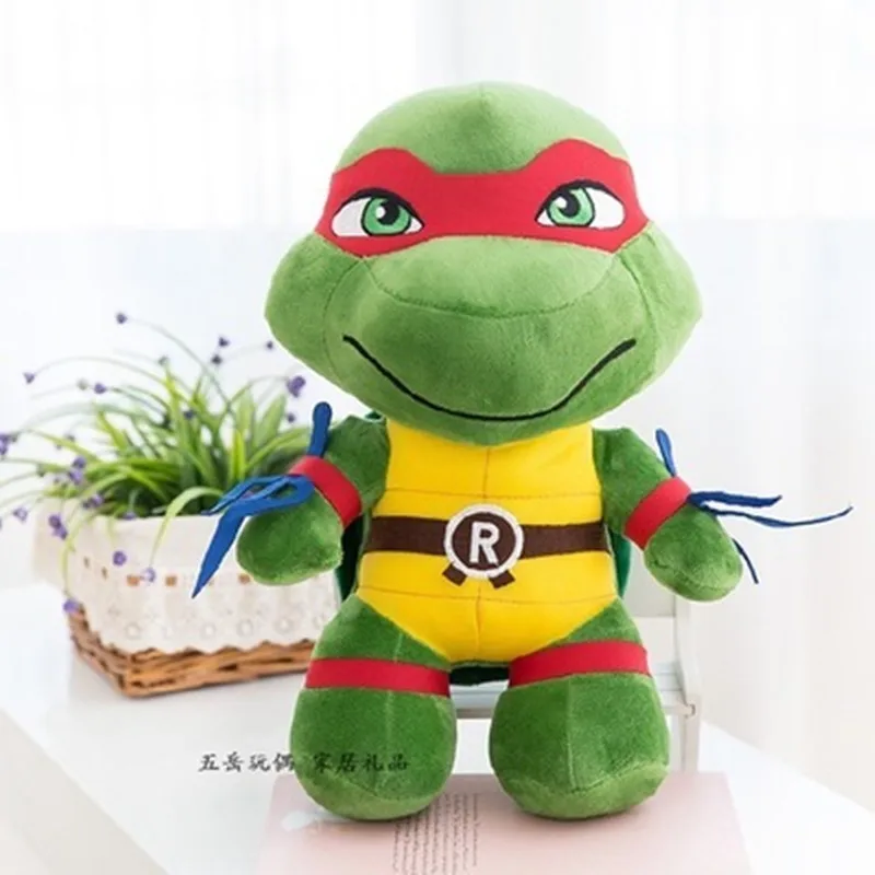 35-55cm Japanese Anime Characters Ninjaed God Turtle Plush Toy Tortoise Stuffed Animal Creative Birthday Gift Children Gifts