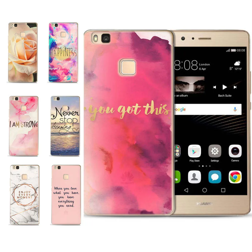 MLCRIYG мягкий чехол для телефона Huawei P9 Lite/P8 Lite/P10Lite ТПУ цветной ландшафт цветочное